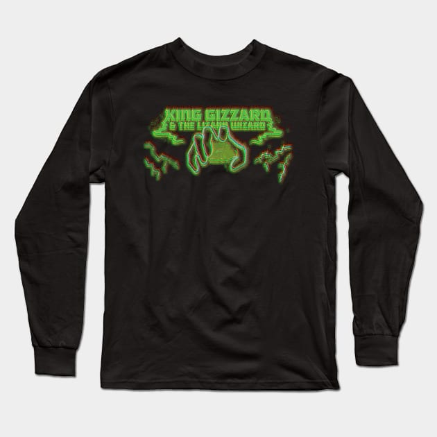 This Is King Gizzard hand Long Sleeve T-Shirt by Luba